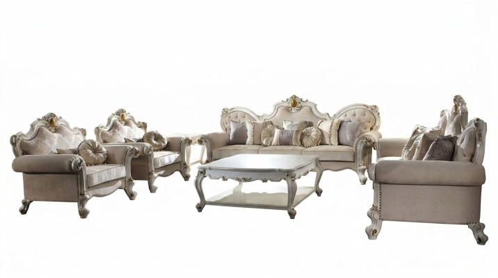 Luksusowy Zestaw sofowy 3+2+1+1 miejsce do siedzenia Zestaw Design Sofa Podkładka Kanapy Kanapa