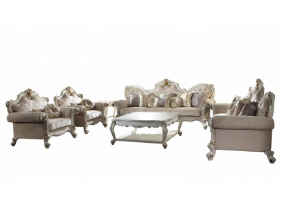 Luksusowy Zestaw sofowy 3+2+1+1 miejsce do siedzenia Zestaw Design Sofa Podkładka Kanapy Kanapa