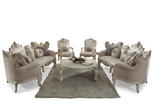 Zestaw sofowy Couch Podkładka Classic 4+4+1 miejsce do siedzenia Set Design Sofy Podkładka