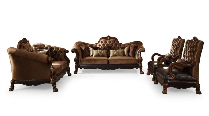 Luksusowy Zestaw sofowy 3+1+1 miejsce do siedzenia Zestaw Design Sofa Podkładka Kanapy Kanapa