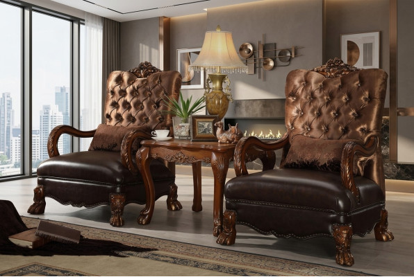 Fotel Designer Krzesło Podkładka Relex Materiał Włókienniczy Skóra Lounge New Chesterfield