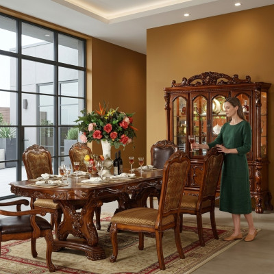 Galota Deco Szafa Witryny Szafki do salonu Pokaż barokowy design