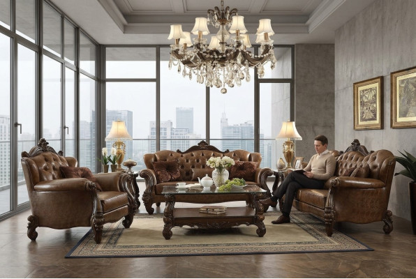 Chesterfield Sofa Couch Podkładka Siedziba 3+2 miejsce siedzące Design Sofas Ustawić kanapy