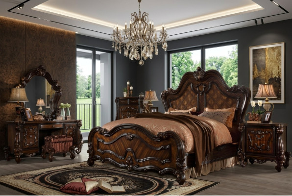 Łóżko Royal podwójne łóżko + 2x Stolik nocny konsola komplet nowy