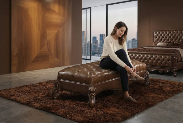 Szezlong sofa w stylu Antyk kanapa leżaki szezlong Skóra barokowy rokoko nowy