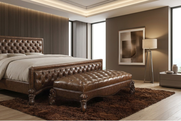 Szezlong sofa w stylu Antyk kanapa leżaki szezlong Skóra barokowy rokoko nowy