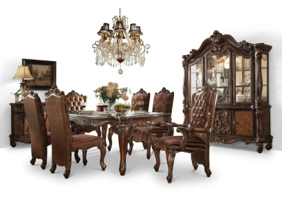 Klasyczny luksusowy Tabela Drewno stoły Deco Rokoko Barok Salon jadalniany w stylu Antyka
