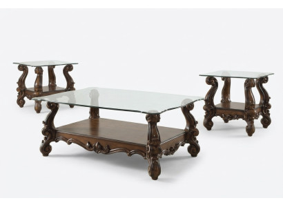 Szlachetny designerski stolik kawowy Stolik dekoracyjna sofa do salonu Tabela Baroque