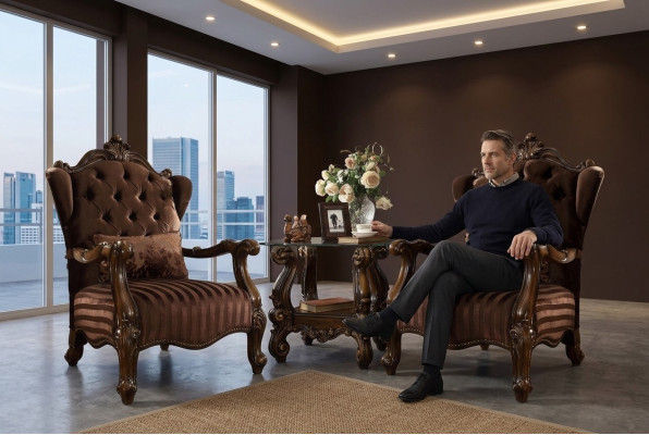 Skóra Lounge New Chesterfield Fotel Designer Krzesło Podkładka Relex Material