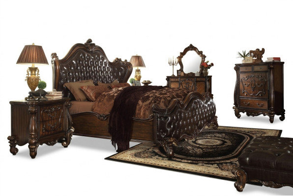 Design Łóżko Double Luxury Deco Spanie Pokój łóżko Skóra Hotel 180x200cm