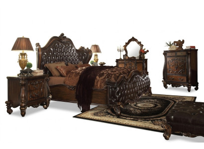 Design Łóżko Double Luxury Deco Spanie Pokój łóżko Skóra Hotel 180x200cm