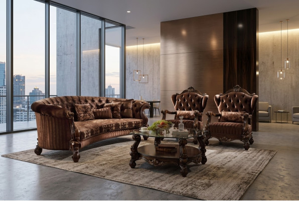Sofa 4 miejsce do siedzenia Sofy Luksusowe sofy tapicerowane Sofy materiałowe Luksusowa kanapa Designer