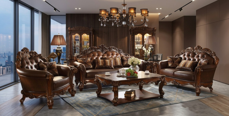 Designerska sofa Zestaw sofowy 3+2 miejsce do siedzenia Sofa Podkładka Ustawić pokój dzienny