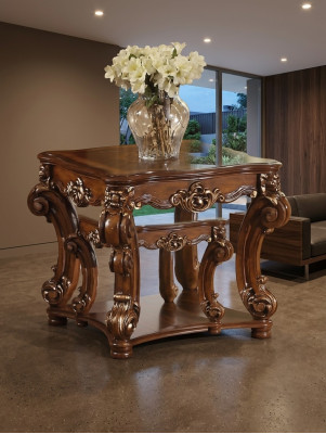 Designerski stolik kawowy klasyczny Sofa do salonu Tabela Noble stoły