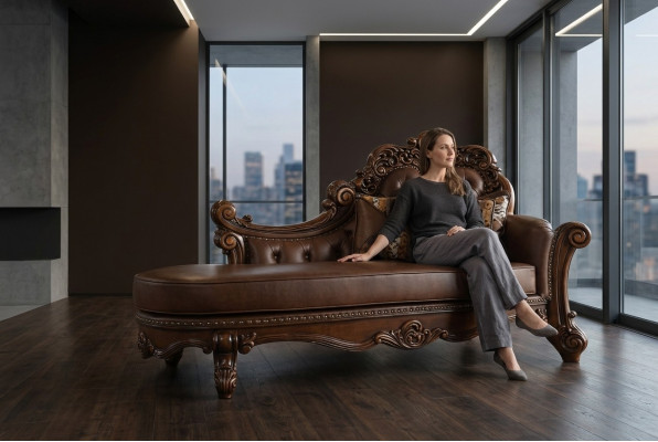 Szezlong sofa rozkładana sofa salon projekt kanapy dekoracje sofy