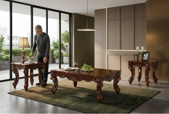 Stolik drewniany Stoliki do kawy z Drewno masywny salon Meble 135x90cm