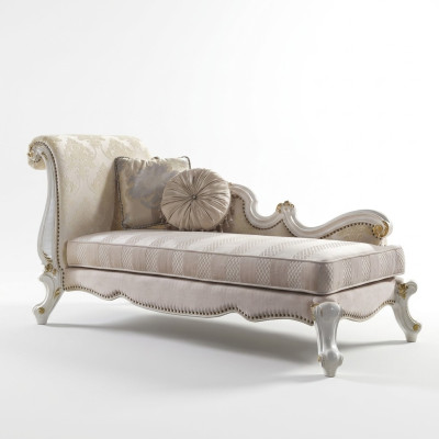 Szezlong Szezlong Materiał Sofa Leżak Deco Szezlong Relaks Włókienniczy