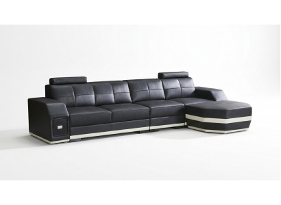 Skórzana sofa Żywy krajobraz Narożnik Ustawić Design Nowoczesna kanapa Narożnikowa w kształcie litery L