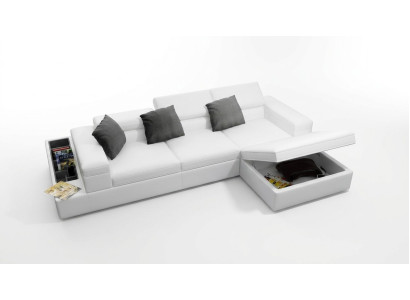 Narożnik Sofa Podkładka Couch Siedziba Narożnik Skóra Sofa L Shape Żywy krajobraz