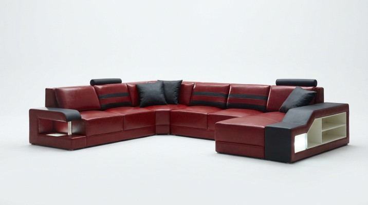 Nowoczesny zestaw sof narożny U Shape Podkładka Narożnik Kanapa Designer Siedziba Meble Kanapy