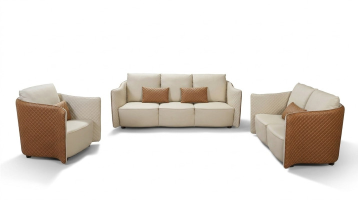 Zestaw sofowy 3+2+1 miejsce do siedzenia Zestaw Sofa Design Nowoczesna Podkładka Couches Couch