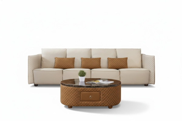 Sofa Kanapa 310cm Podkładka Sofy 5 miejsce do siedzenia Włókienniczy Pokój dzienny duże xxl Kanapy