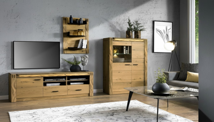 Nowoczesny design szafki do salonu Ściana RTV Półka Galota