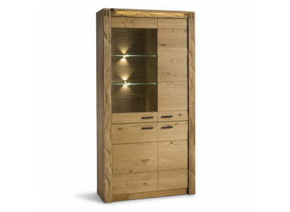 Gablota Drewno Szafa Klasyczne Witryny Drewno Szafki Design Salon Nowość