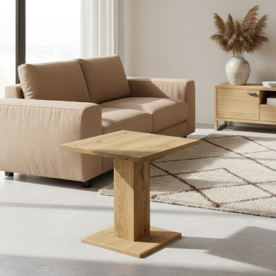 Design Stół obiadowy Design Tabela Drewno jadalnia Meble stół do salonu stoły 65x65cm