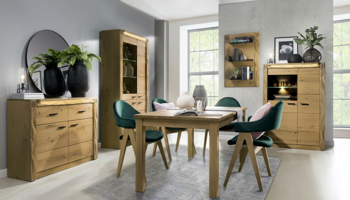 Możliwość przedłużenia Design stół drewniany Tabela jadalnia salon Drewno stoły Nowy 160/200cm Nowy