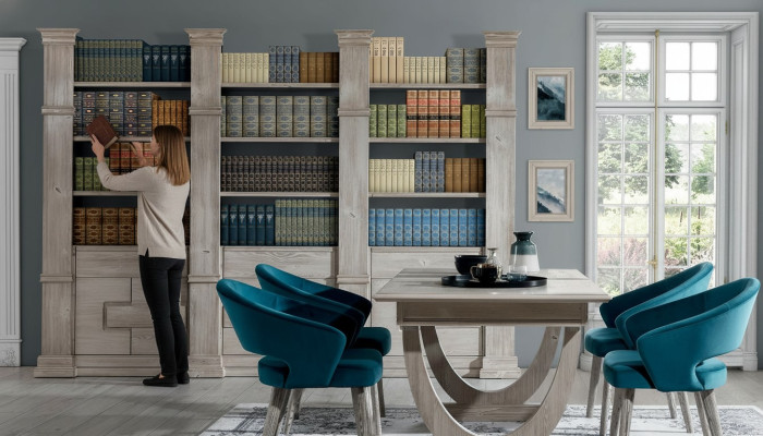 Design Stół obiadowy Design Tabela Drewno jadalnia Meble do salonu stoły 140cm