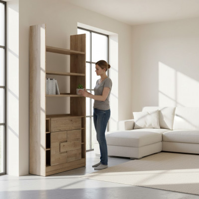 Luksusowa Szafa Półka Living Pokój Ściana Szafki Półki Biurowe Luxury Meble System Nowość