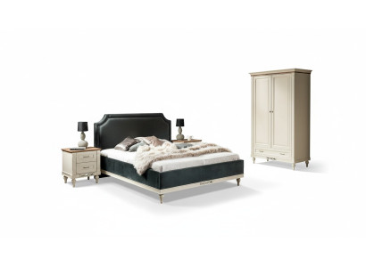 Łóżko Podkładka Design Luksusowe łóżko hotelowe Małżeństwo 140/160cm Sleep Pokój Double Włókienniczy