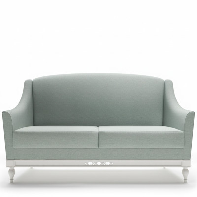 Sofa 3 miejsce siedzące Designerska Sofa Kanapa Podkładka Sofy Kanapy Materiał Włókienniczy trzyosobowy