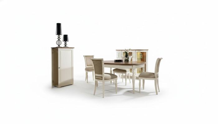 Design Stół obiadowy Design Tabela Drewno jadalnia Meble do salonu stoły