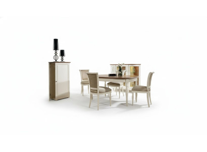 Design Stół obiadowy Design Tabela Drewno jadalnia Meble do salonu stoły