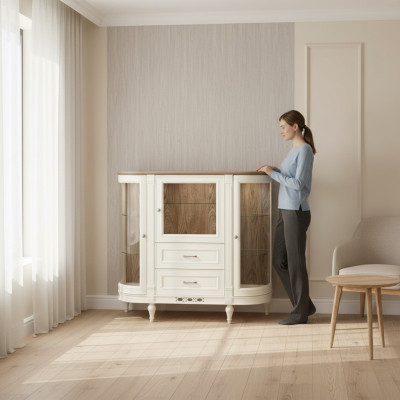 Gablota Kredens Szafa prezentuje salon Szafki Design New Kredens