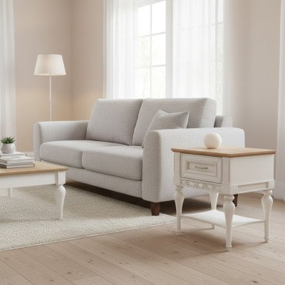 Stolik nocny konsola Szafki nocne Stolik Sypialnia Design Drewno Tabela Nowość