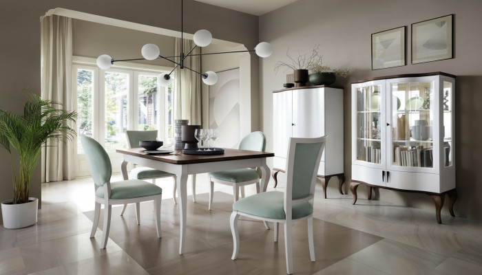 Luksusowe Meble Stół obiadowy Tabela jadalnia Salon Drewno Design stoły 140/330cm Nowość