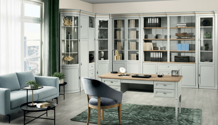 Office Szafa Ściana Szafka narożna Drewno Luxus Meble - Oferta nadrabiania - Inne Rozmiar