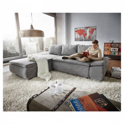 Projekt rozkładanej sofy Narożnikowa kanapa Sofa rozkładana Funkcja łóżka Couch Podkładka Włókienniczy Sofy