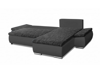 Design Narożnikowa kanapa rozkładana Funkcja łóżka kanapa Skóra Włókienniczy Podkładka sofy
