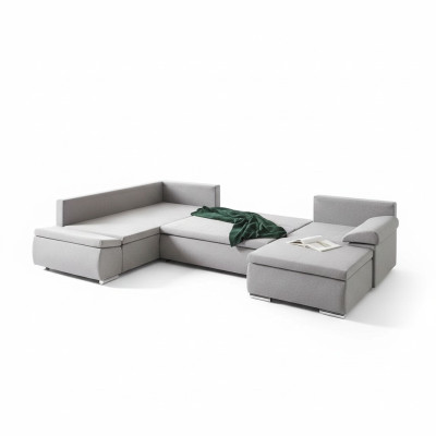 Materiał Kształt U Couch Żywy krajobraz Narożnikowa kanapa Ustawić Design Modern Sofa