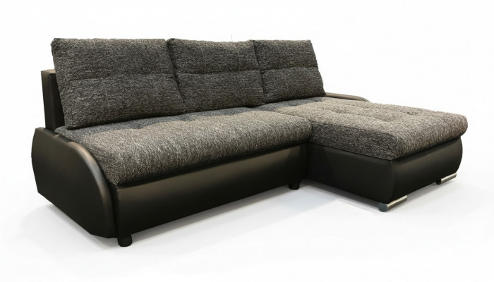 Design Narożnikowa kanapa Sofa rozkładana Sofy Funkcja łóżka Kanapa Skóra Włókienniczy Podkładka Nowość