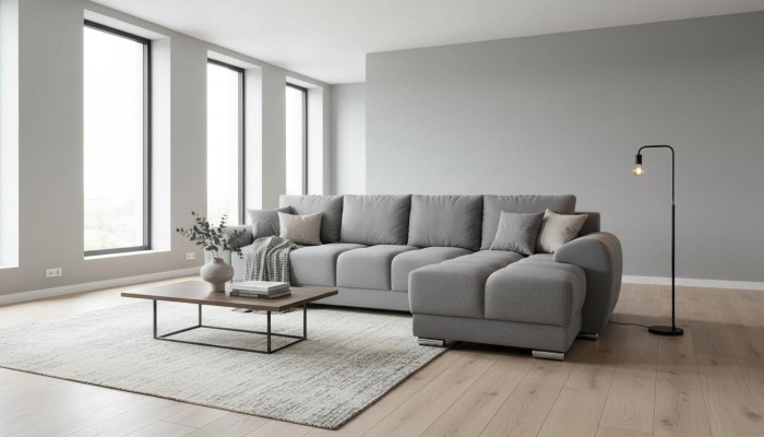 Wygodna rozkładana sofa Couch z funkcją spania Sofa Podkładka Zestaw narożny Narożnikowa kanapa