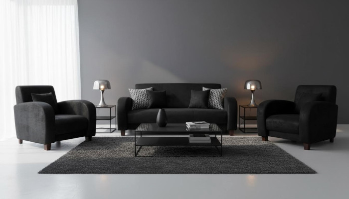 Zestaw sofowy Modern 321 miejsce do siedzenia skórzana sofa kanapa Żywy krajobraz Ustawić