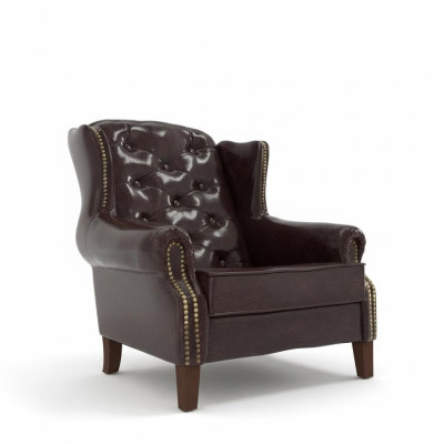 Design Fotel Skóra Luxury TV Relaks Couch 1 miejsce siedzące Sofa Lounge Club
