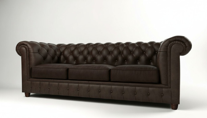 Klasyczna kanapa Chesterfield Sofa 3 miejsce do siedzenia Sofy Sofy Podkładka trzyosobowa