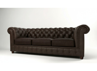 Klasyczna kanapa Chesterfield Sofa 3 miejsce do siedzenia Sofy Sofy Podkładka trzyosobowa