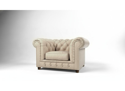 Elegancki design Chesterfield Podkładka Fotel TV Siedziba Lounge Club Włókienniczy